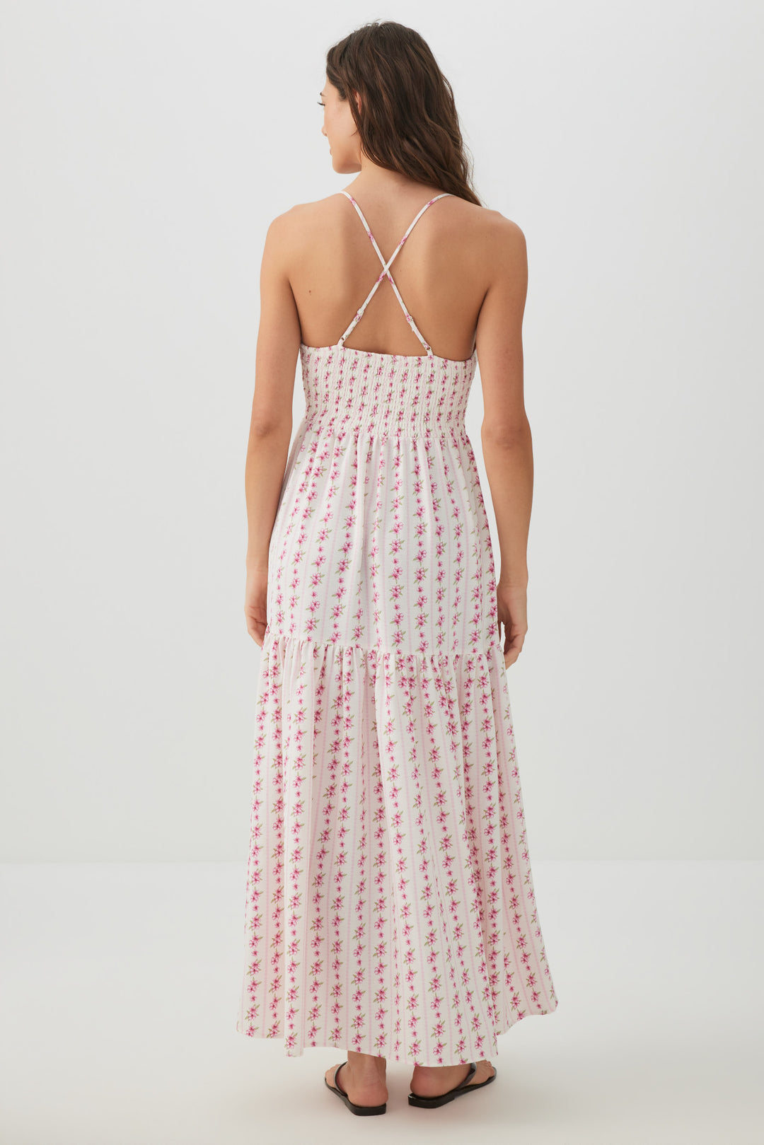 Smocked Tiered Maxi Dress