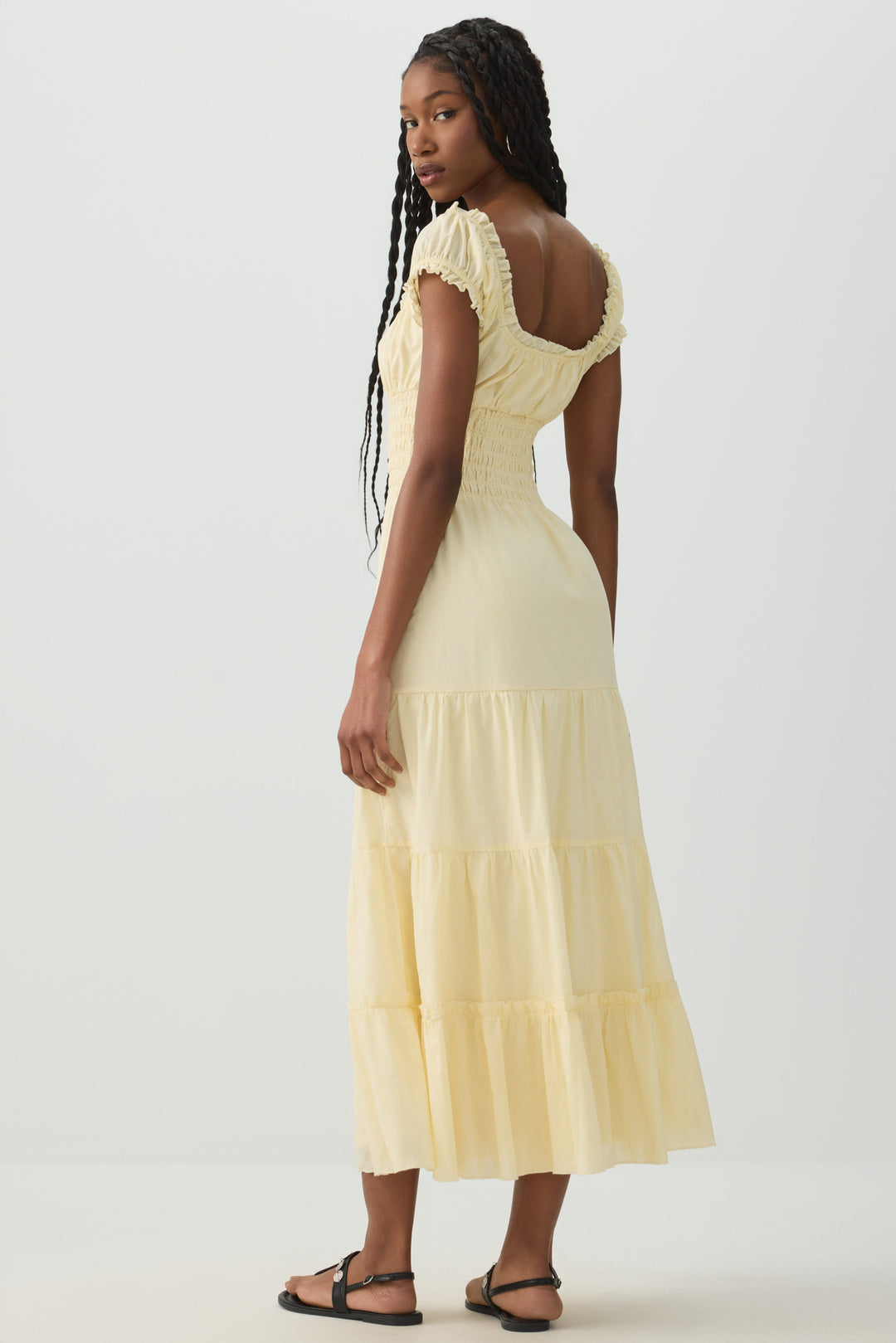 Maxi Milkmaid Dress