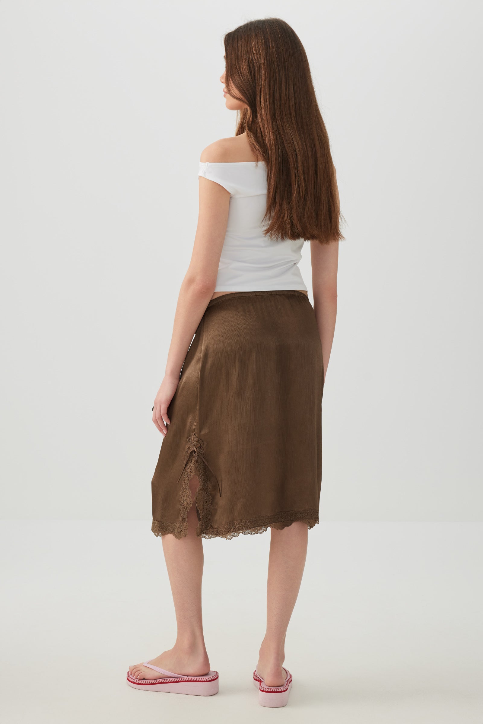 Satin Midi Skirt – Ardene