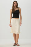 Satin Midi Skirt