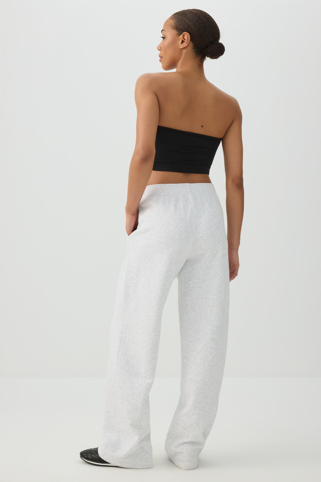 French Terry Wide Leg Pants