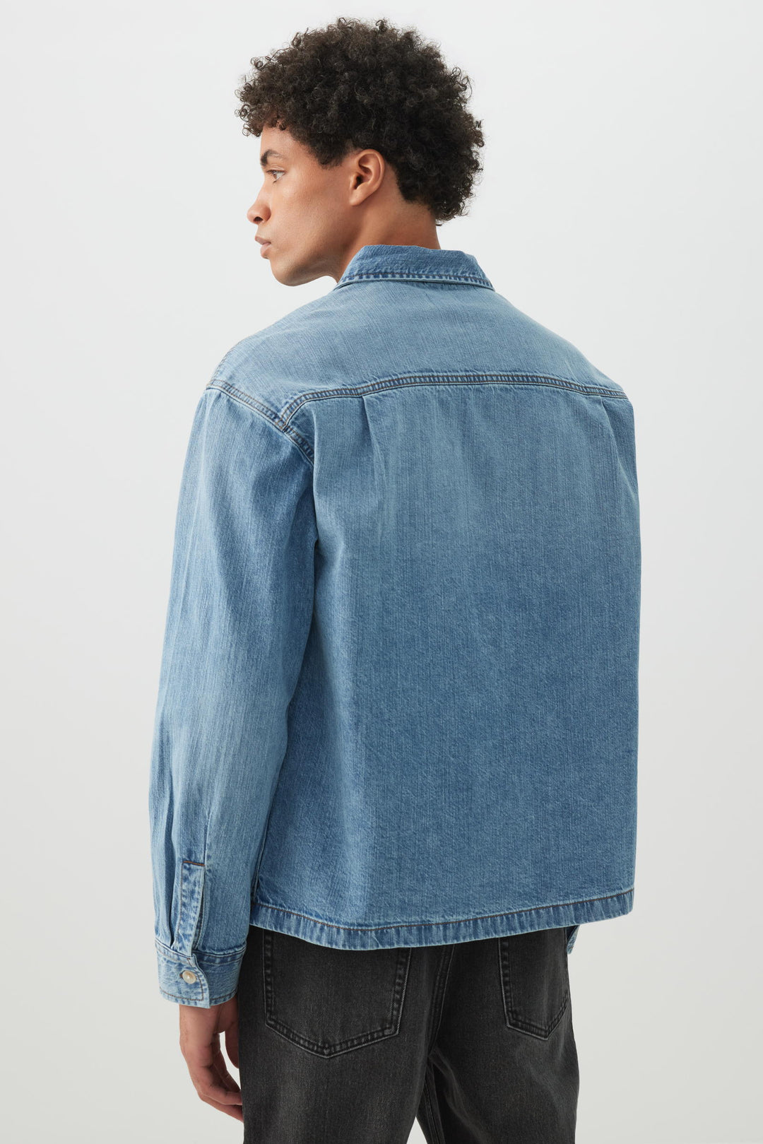 Boxy Denim Shirt