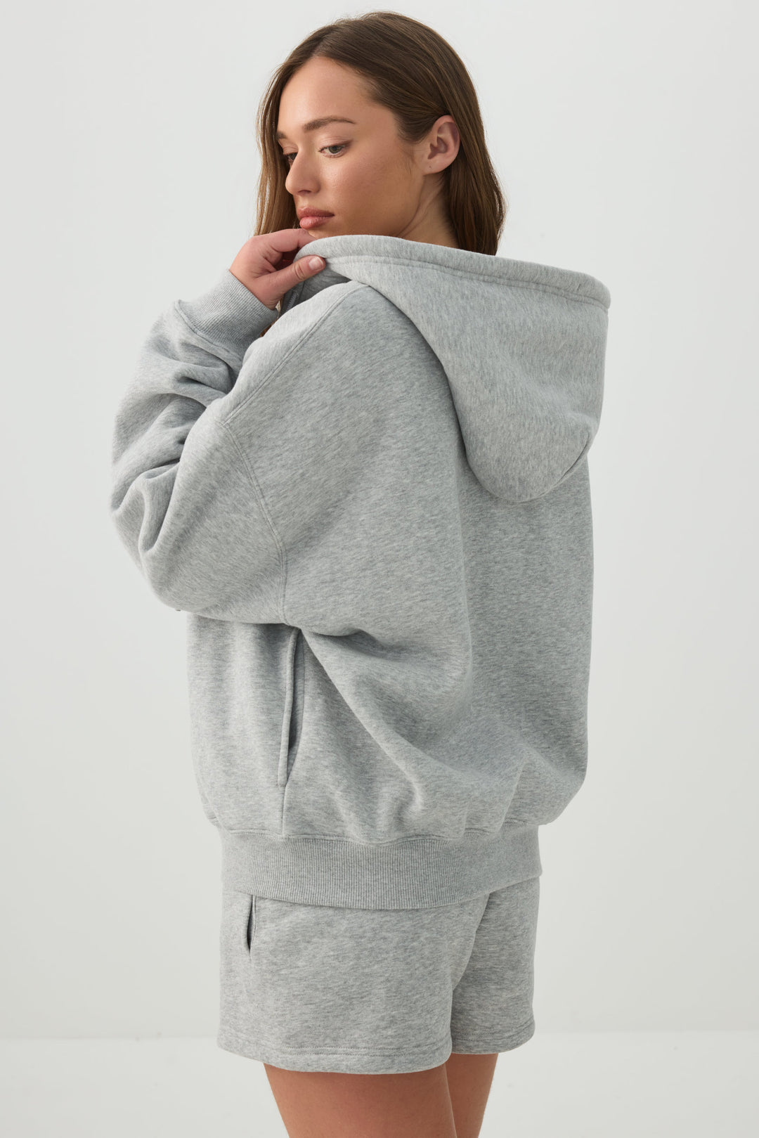 MADESOFT™ Fleece Oversized Zip Up Hoodie