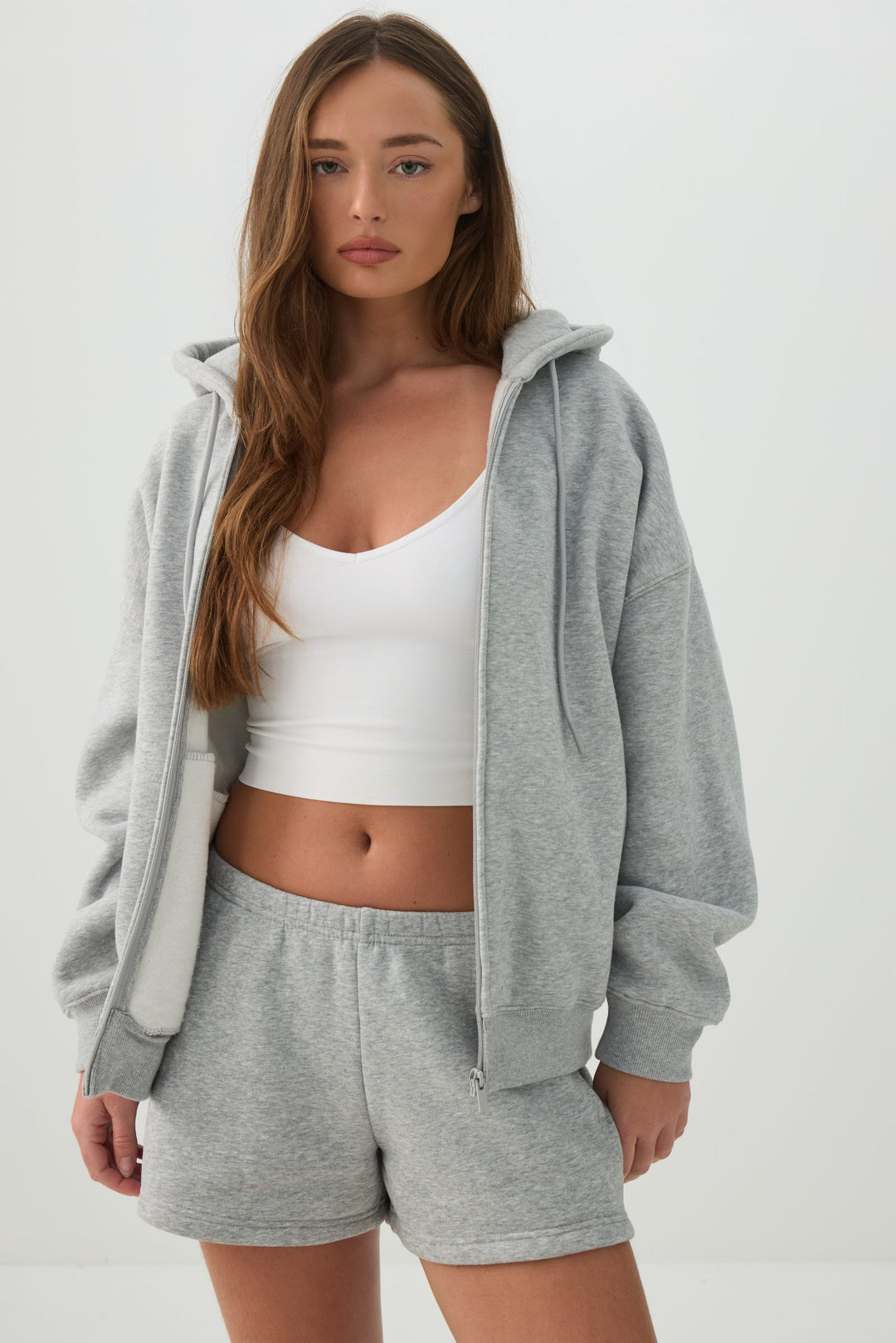 MADESOFT™ Fleece Oversized Zip Up Hoodie