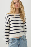 Striped Crew Neck Sweater