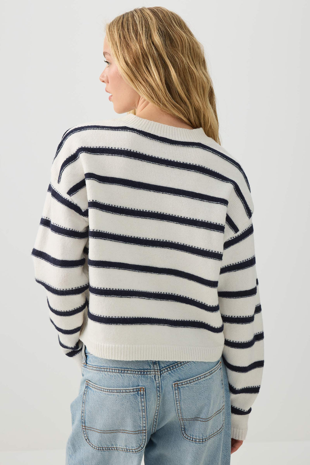Striped Crew Neck Sweater