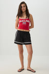 Sporty Shorts with Stripe Detail