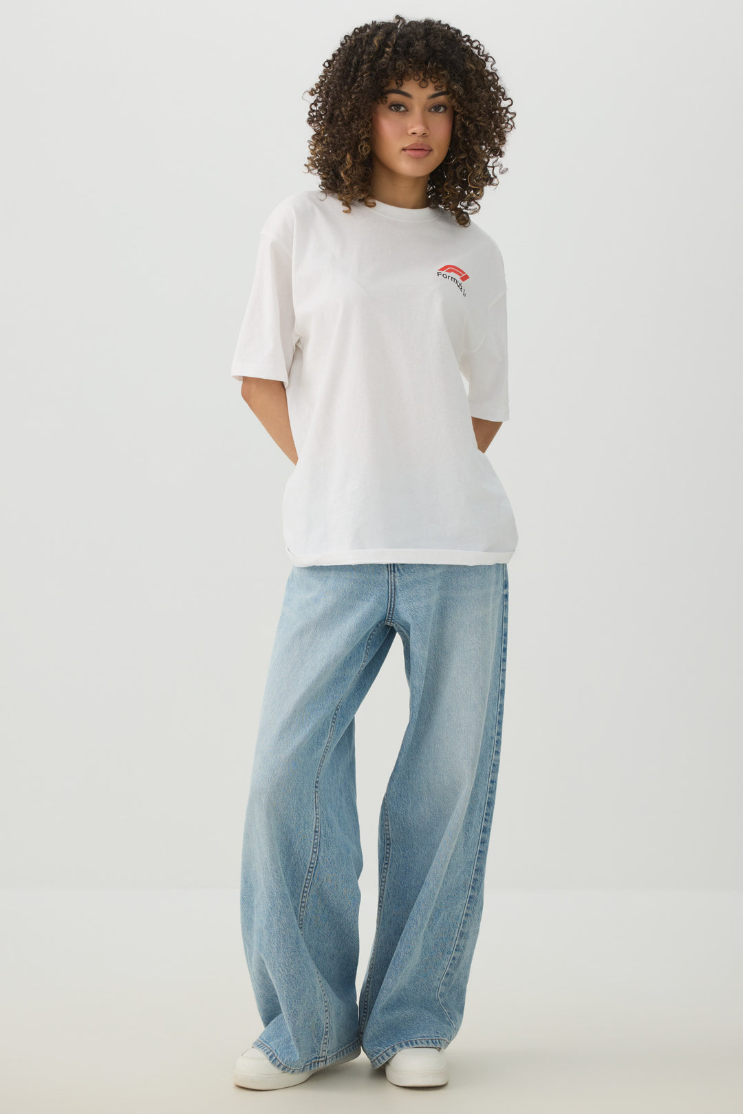 Oversized Formula 1 Graphic T-shirt