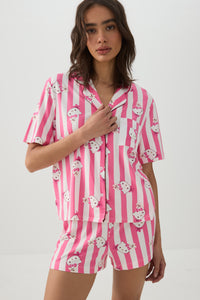 Stitch Print Pyjama Set