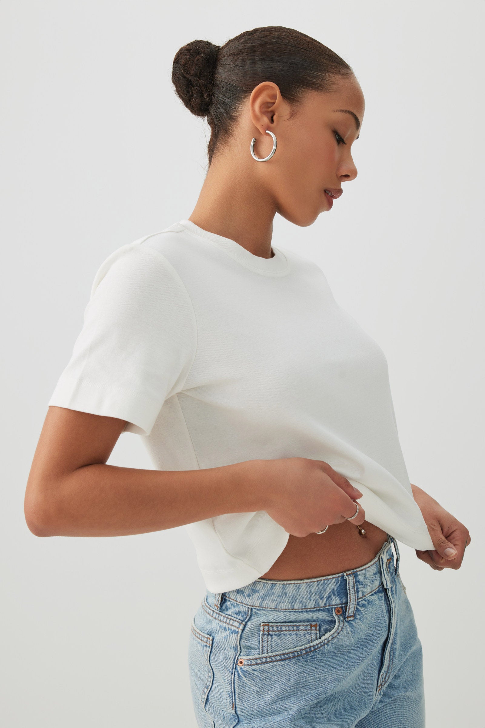 Cropped Boxy Crew Neck T-Shirt – Ardene