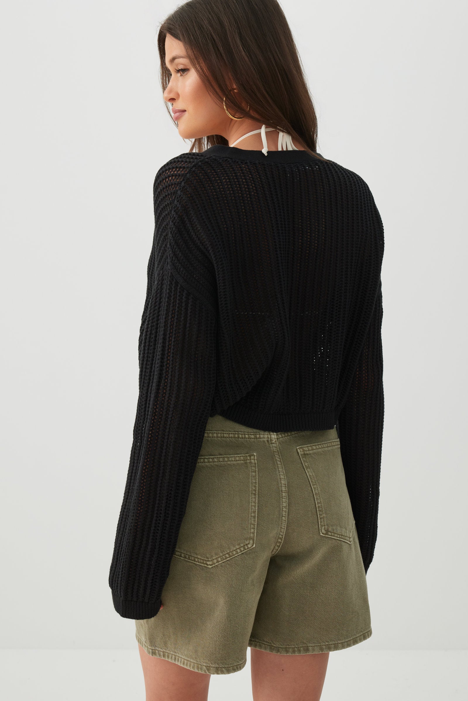 Knit Boxy Button Front Cardigan – Ardene