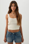 Striped Sweater Tank Top