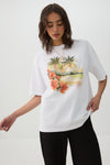 Long Oversized Graphic T-Shirt