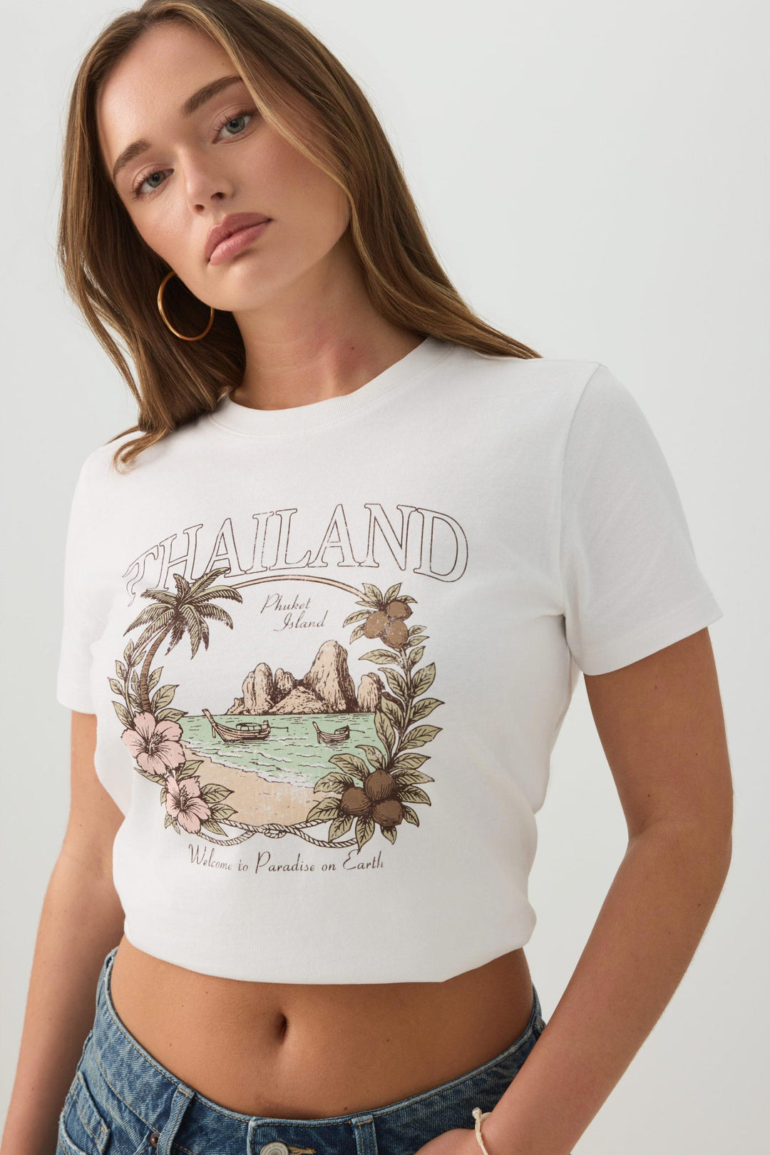 Graphic Crew Neck T-Shirt