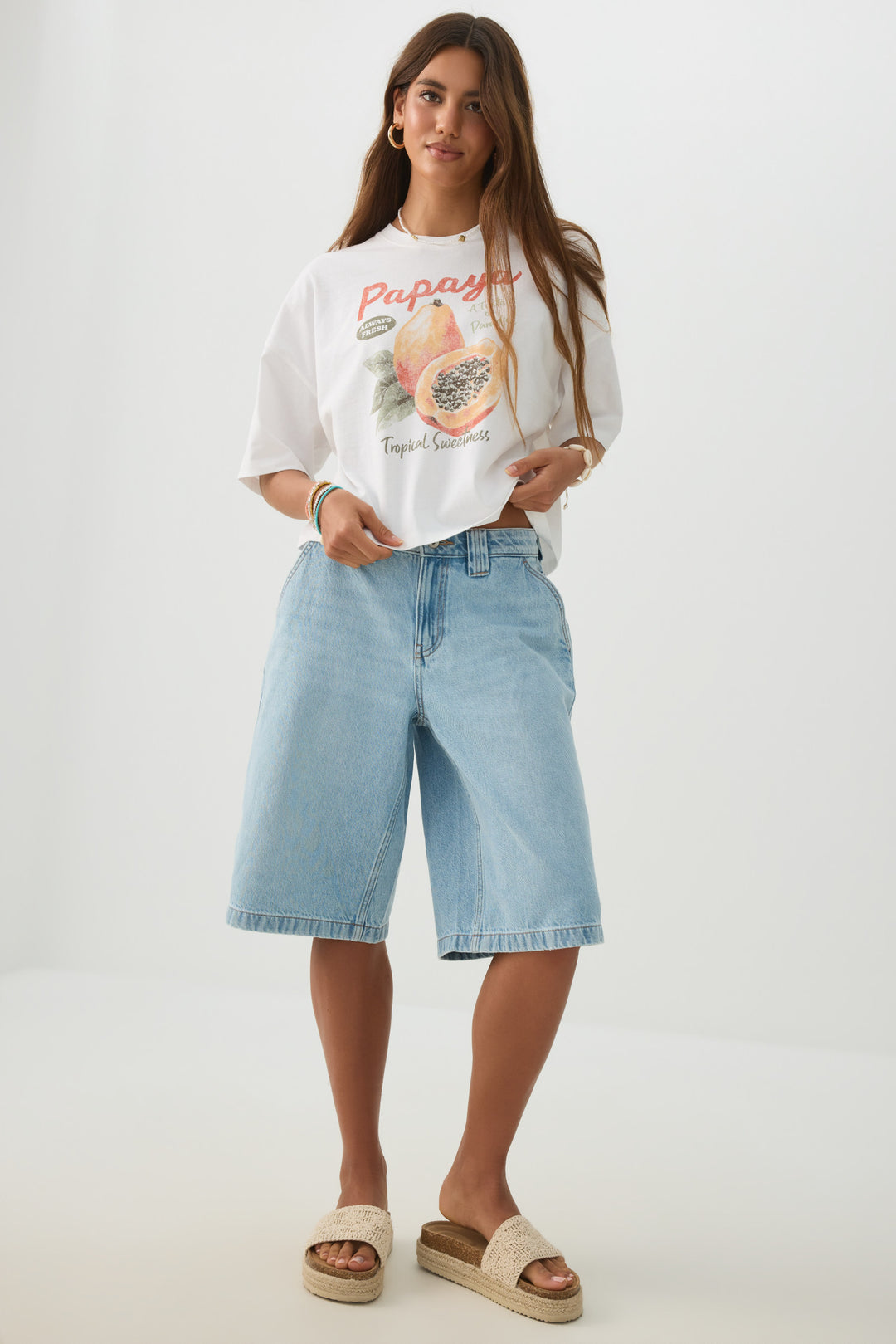 Graphic Drop Shoulder T-Shirt