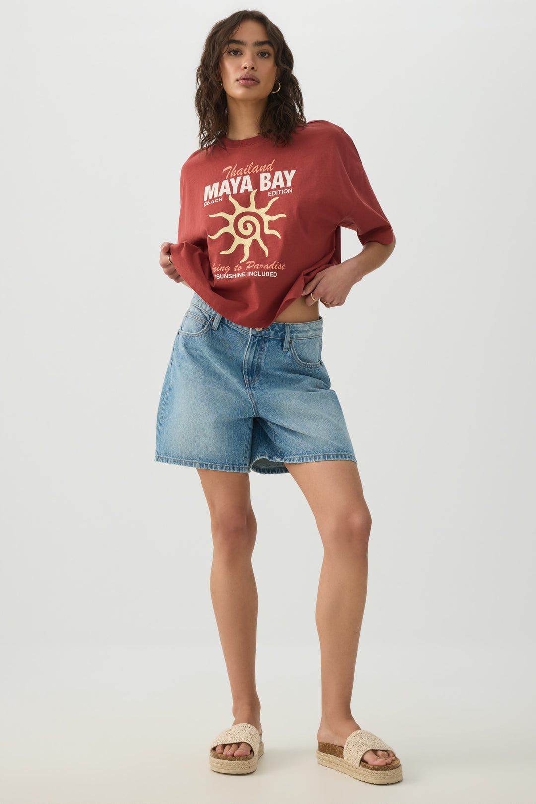 Graphic Drop Shoulder T-Shirt