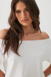 Jersey Off-Shoulder T-Shirt