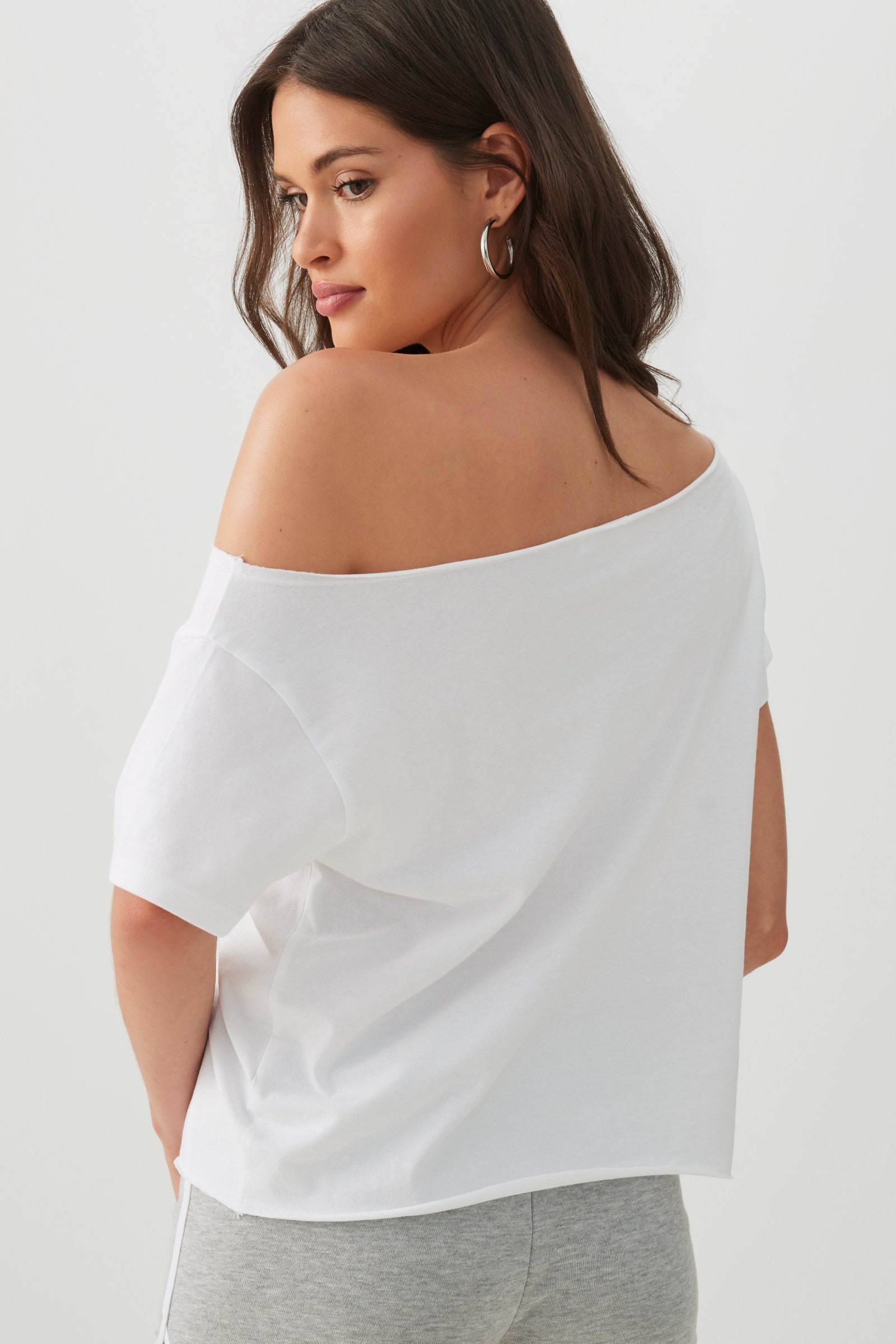  OFF SHOULDER JERSEY オフショル Jersey Off Shoulder T-Shirt | Ardene