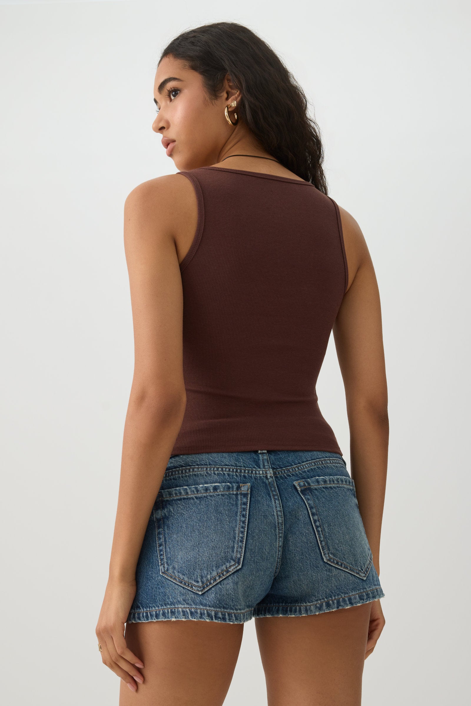 Basic Cropped Ribbed Tank Top – Ardene