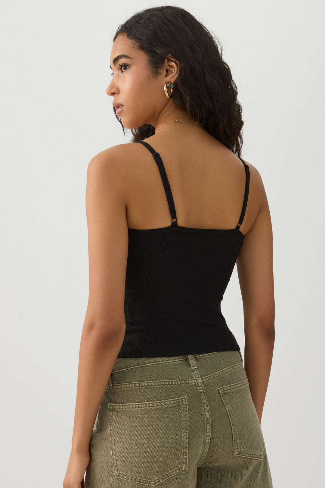 Basic Ribbed Knit Tank Top