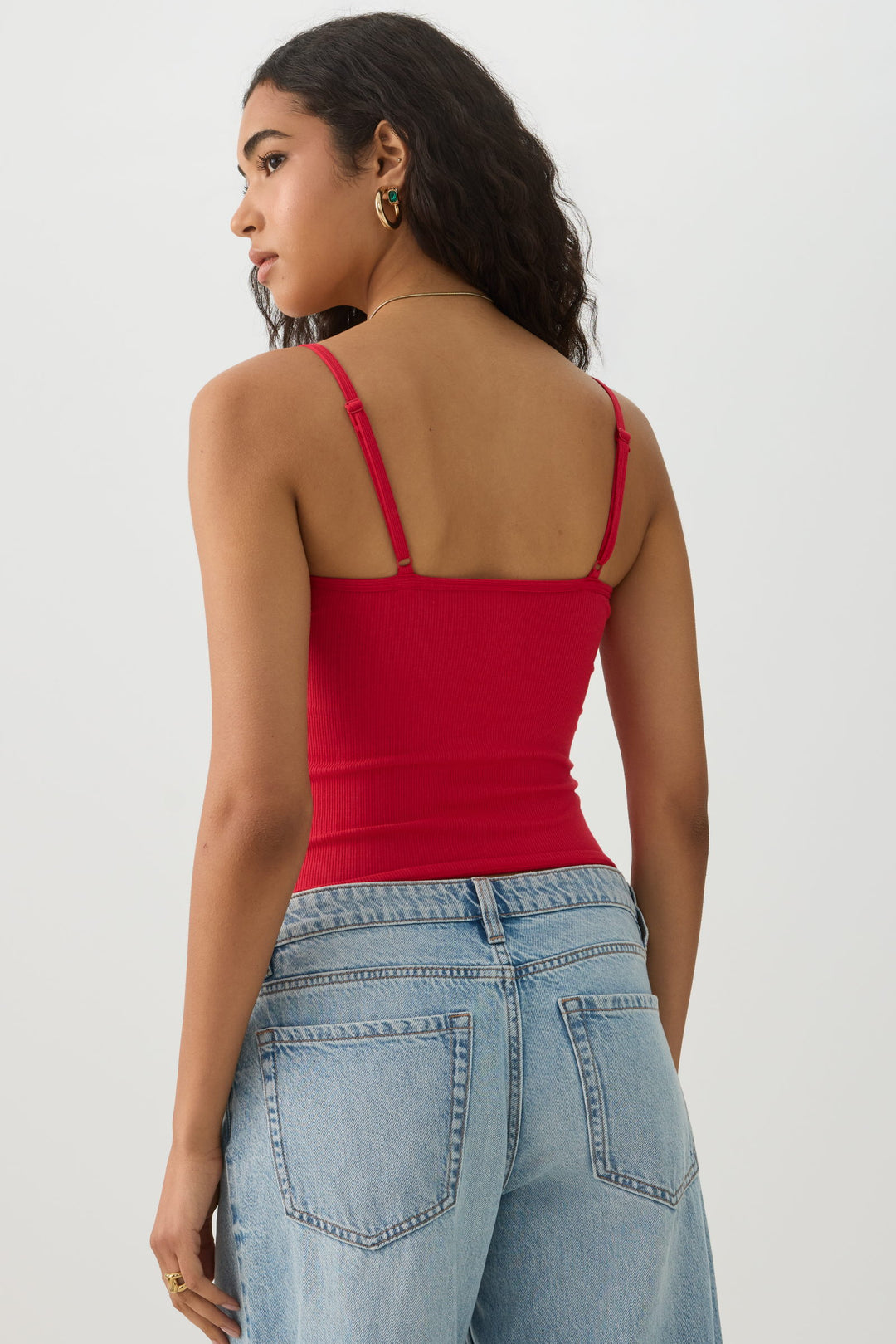 Basic Ribbed Knit Tank Top