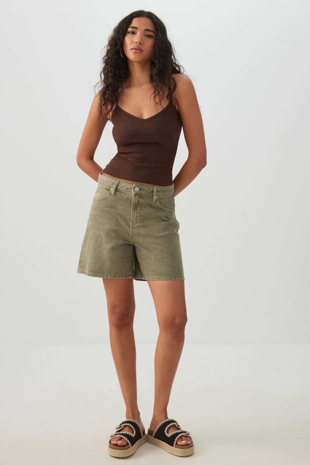 Basic Ribbed Knit Tank Top