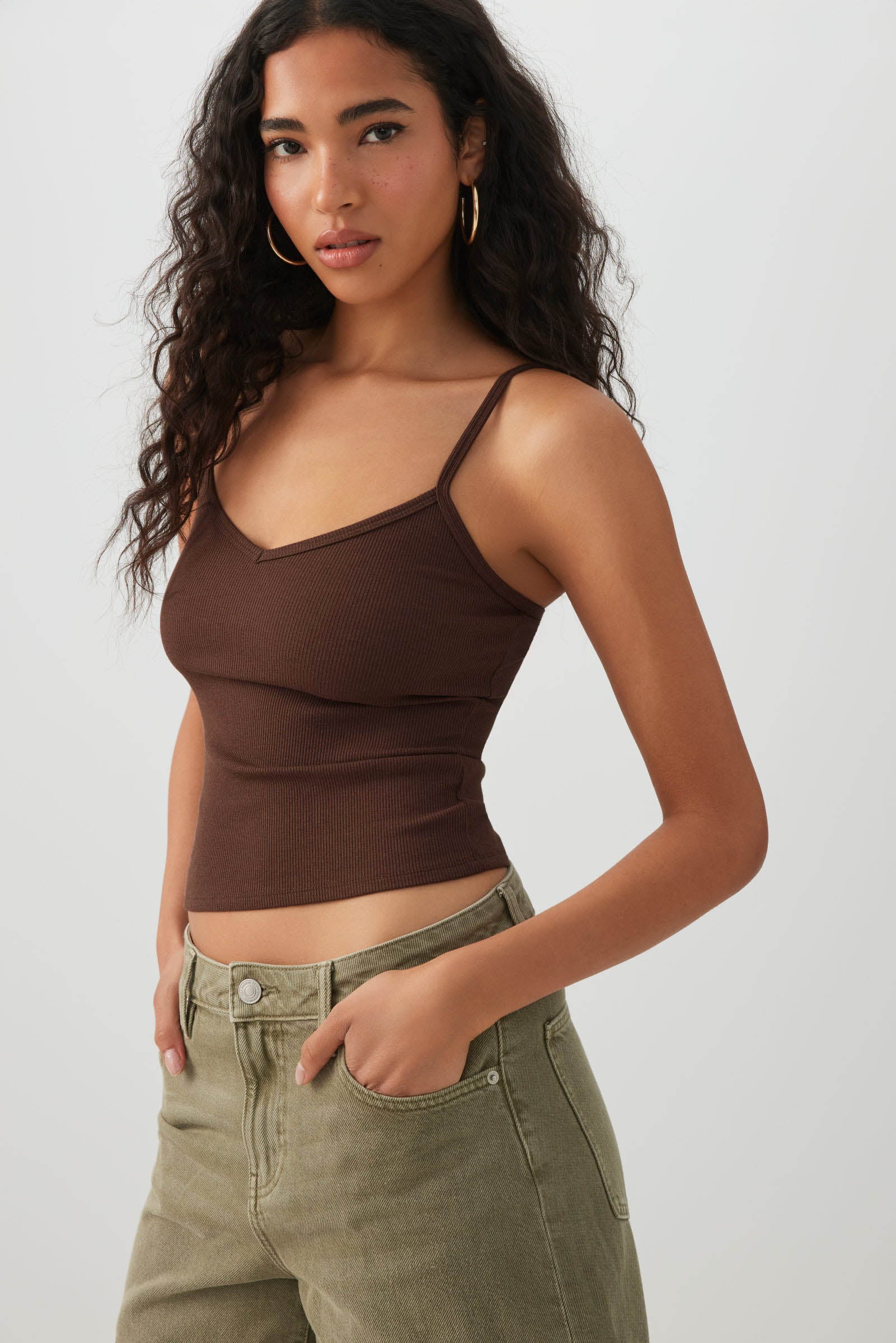 【未使用】MEDI CONCEPT LOGO KNIT TANK TOP Basic Ribbed Knit Tank Top – Ardene