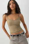 Basic Ribbed Knit Tank Top