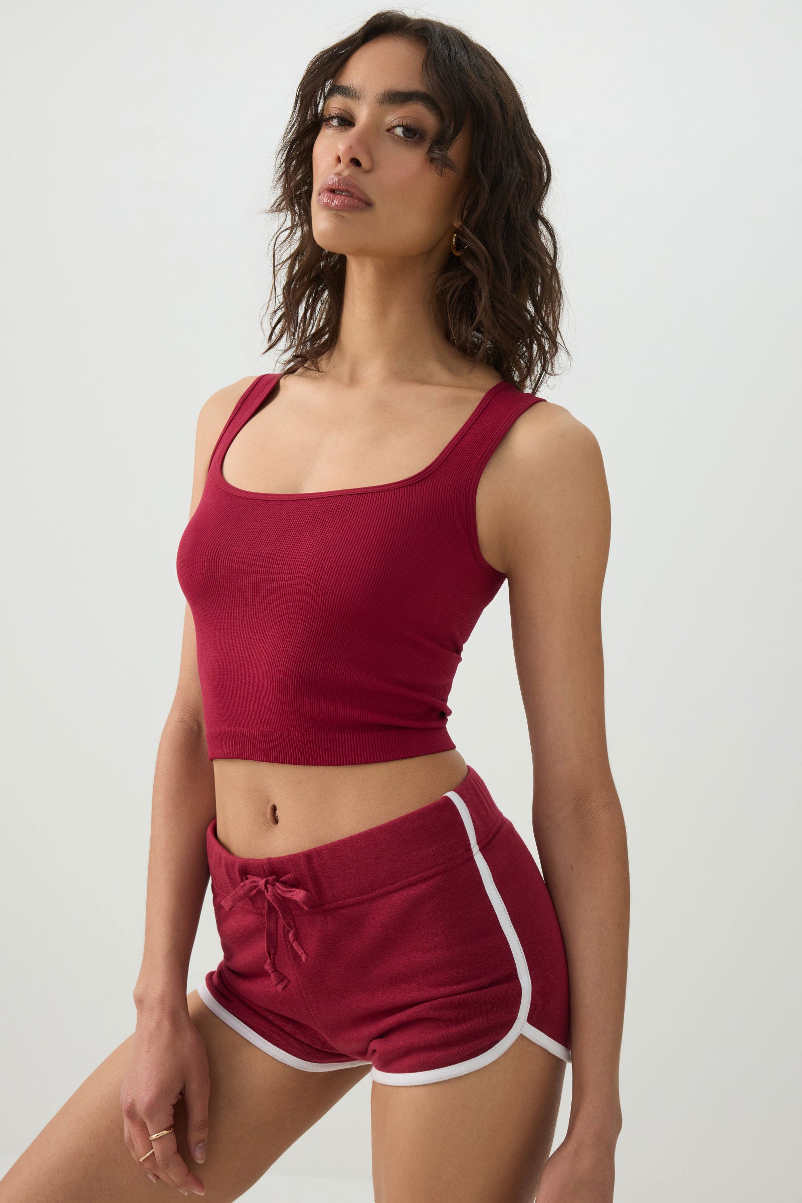 Seamless Ribbed Trapeze Tank Top – Ardene