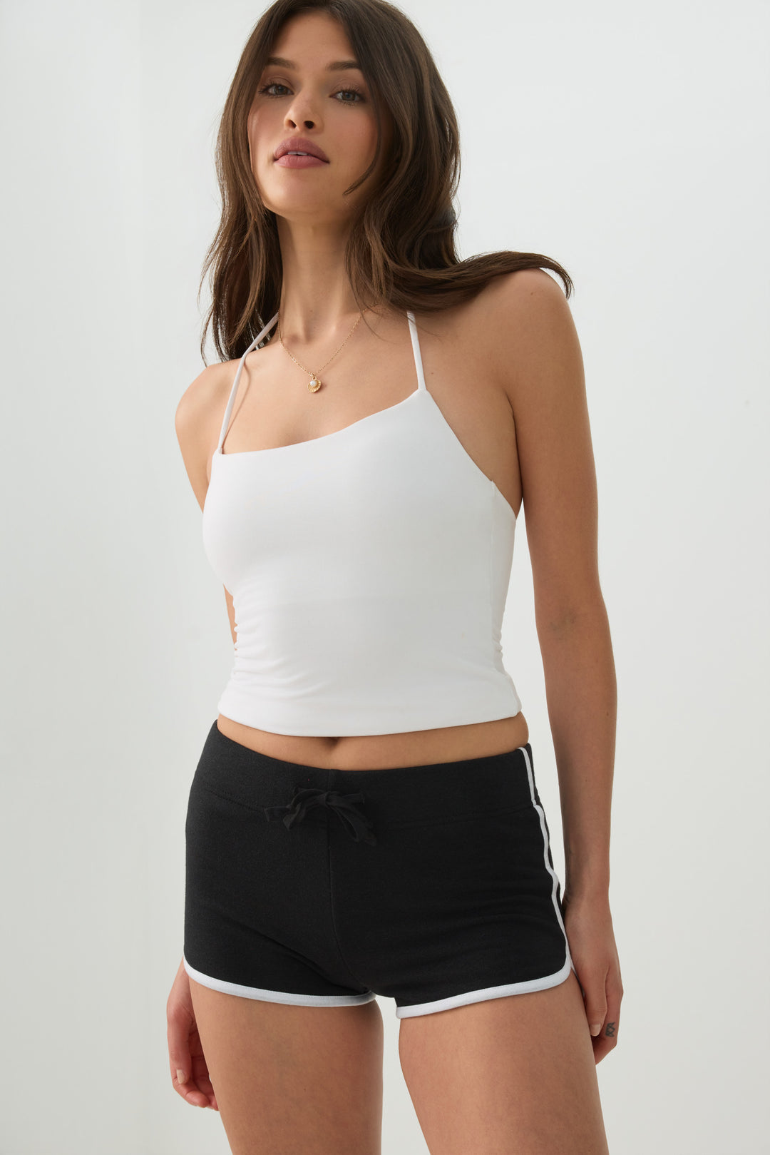 Short Halter Tank Top