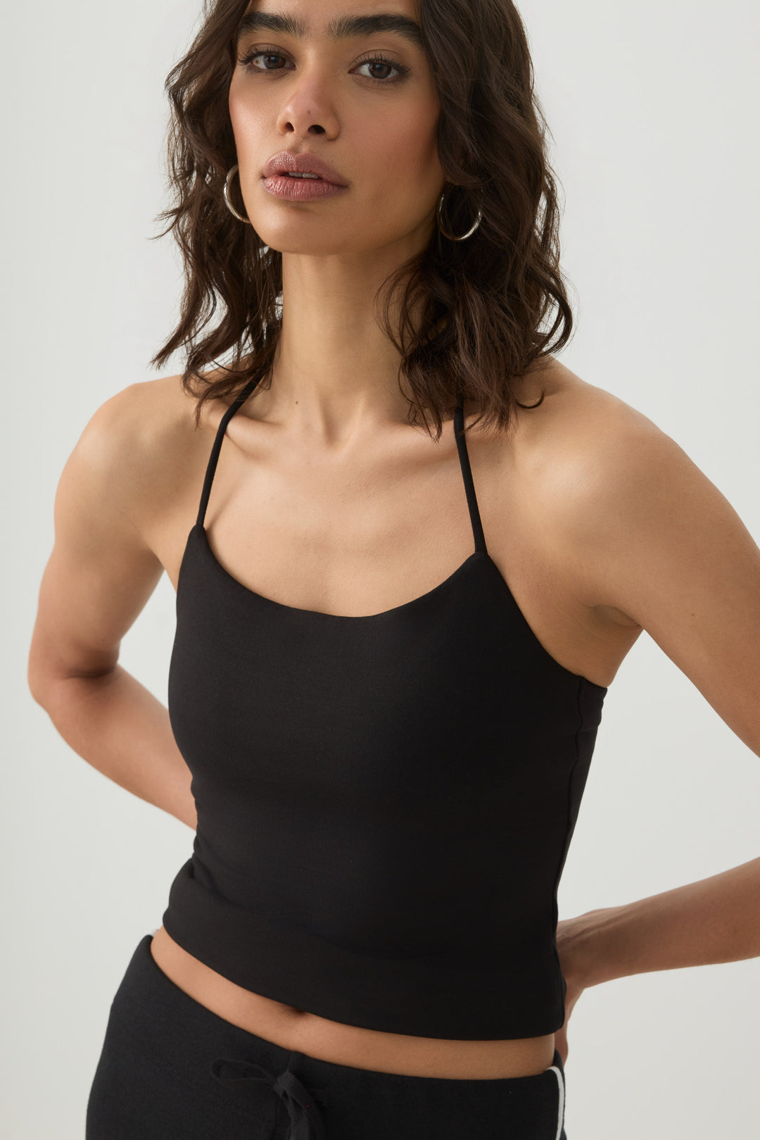 Short Halter Tank Top