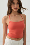 Short Halter Tank Top