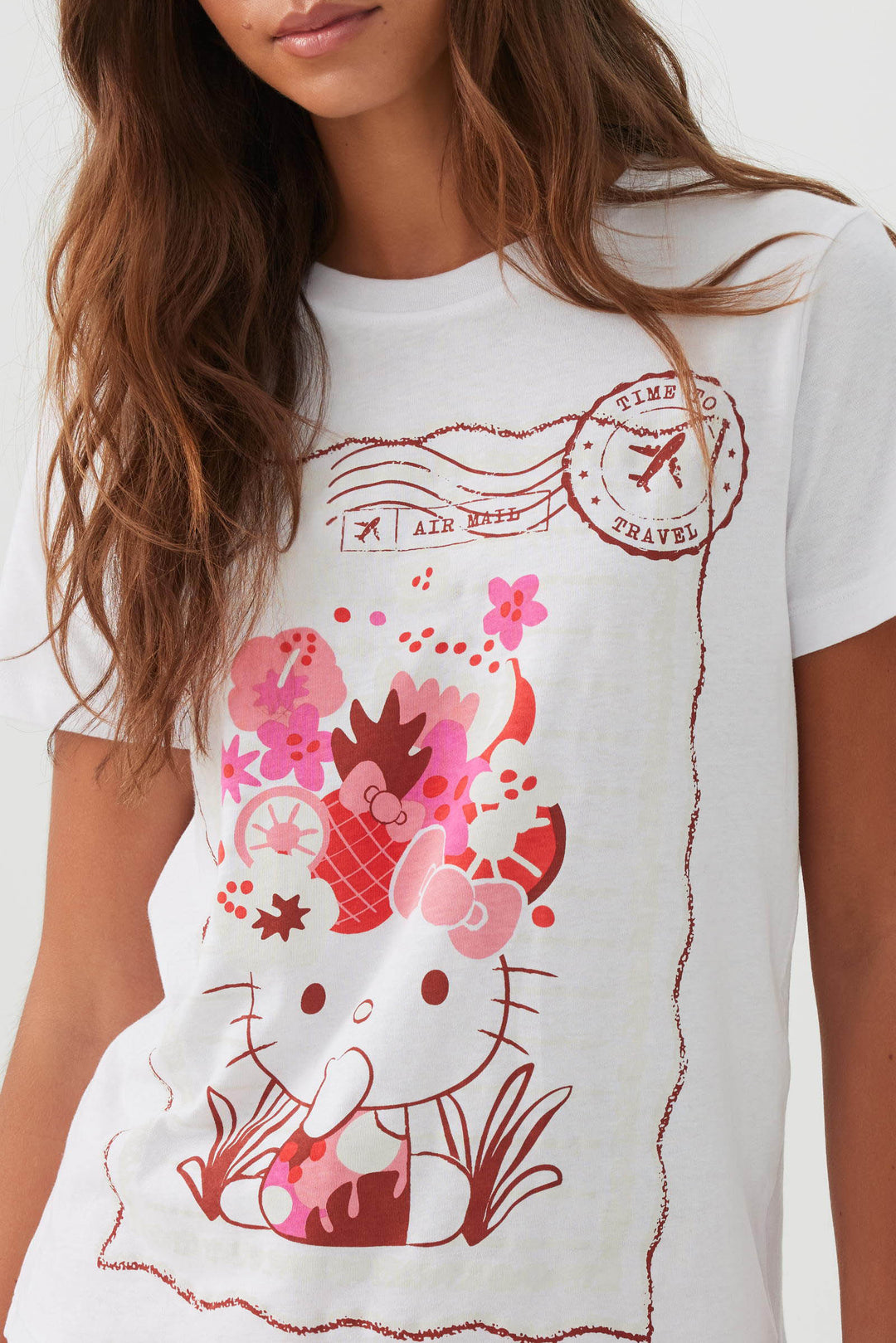 Classic Hello Kitty Print T-shirt