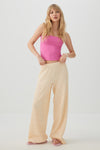 Textured Straight Leg Knit Pants