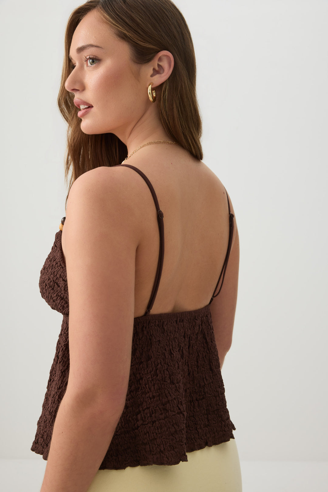 Textured Beaded Tank Top