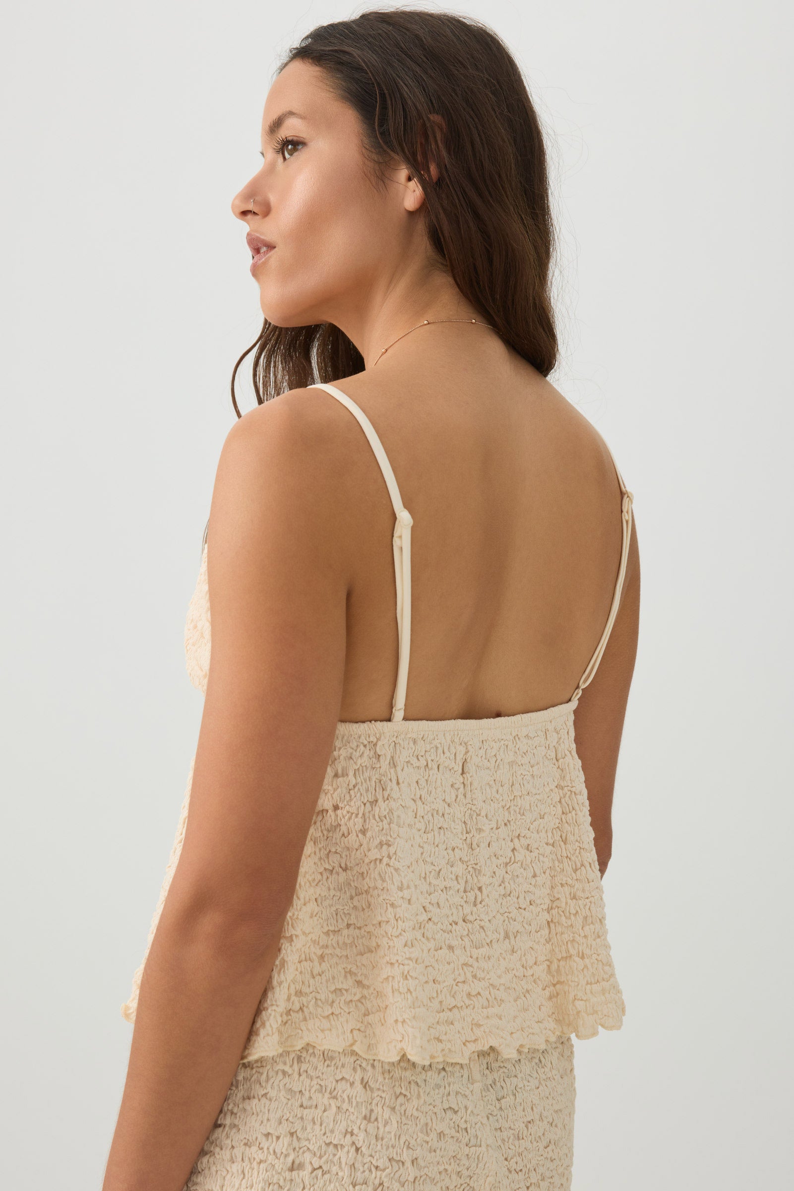 Textured Beaded Tank Top | Ardene