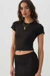 Ultra Crop Rib T-Shirt