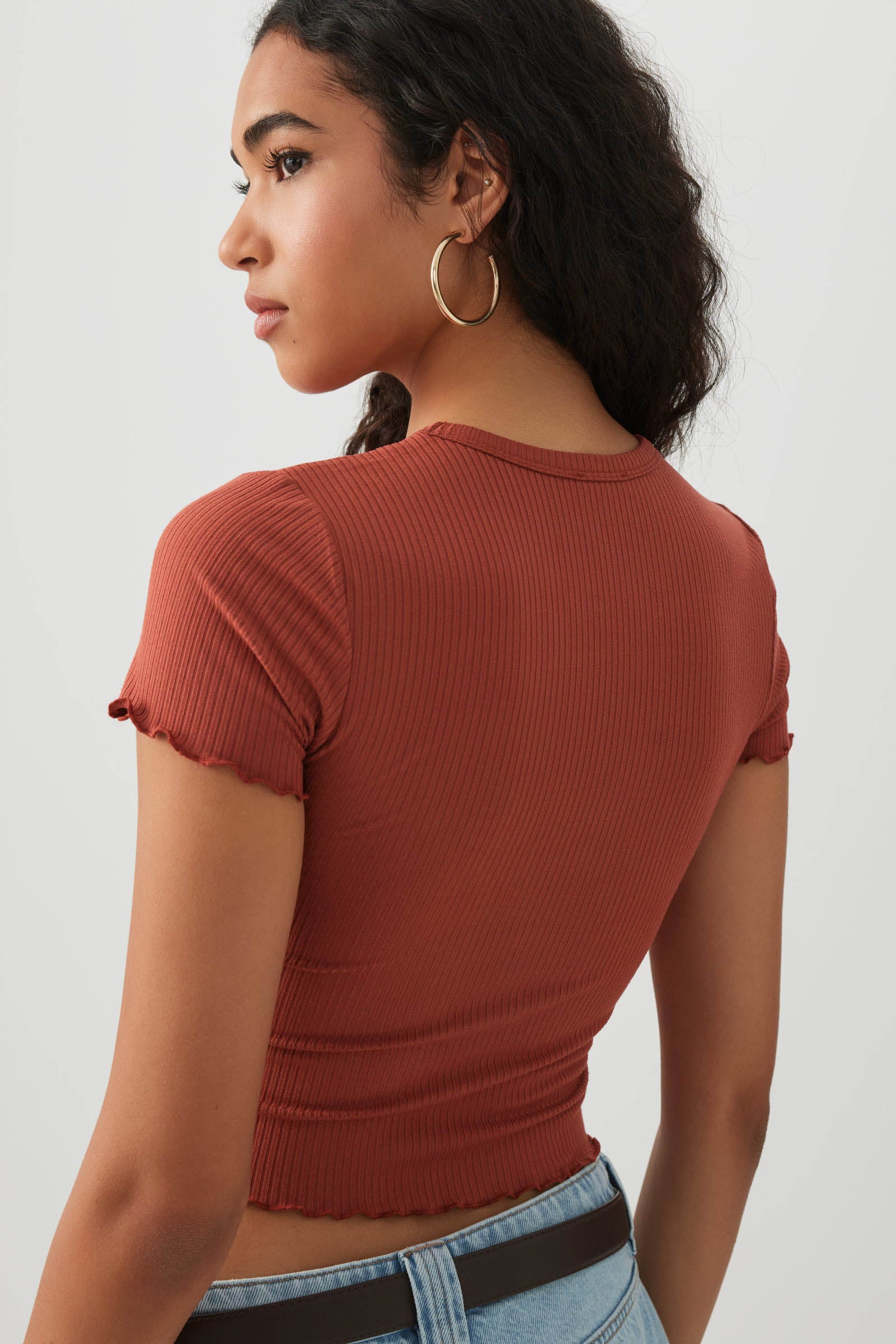 Ultra Crop Rib T-Shirt – Ardene
