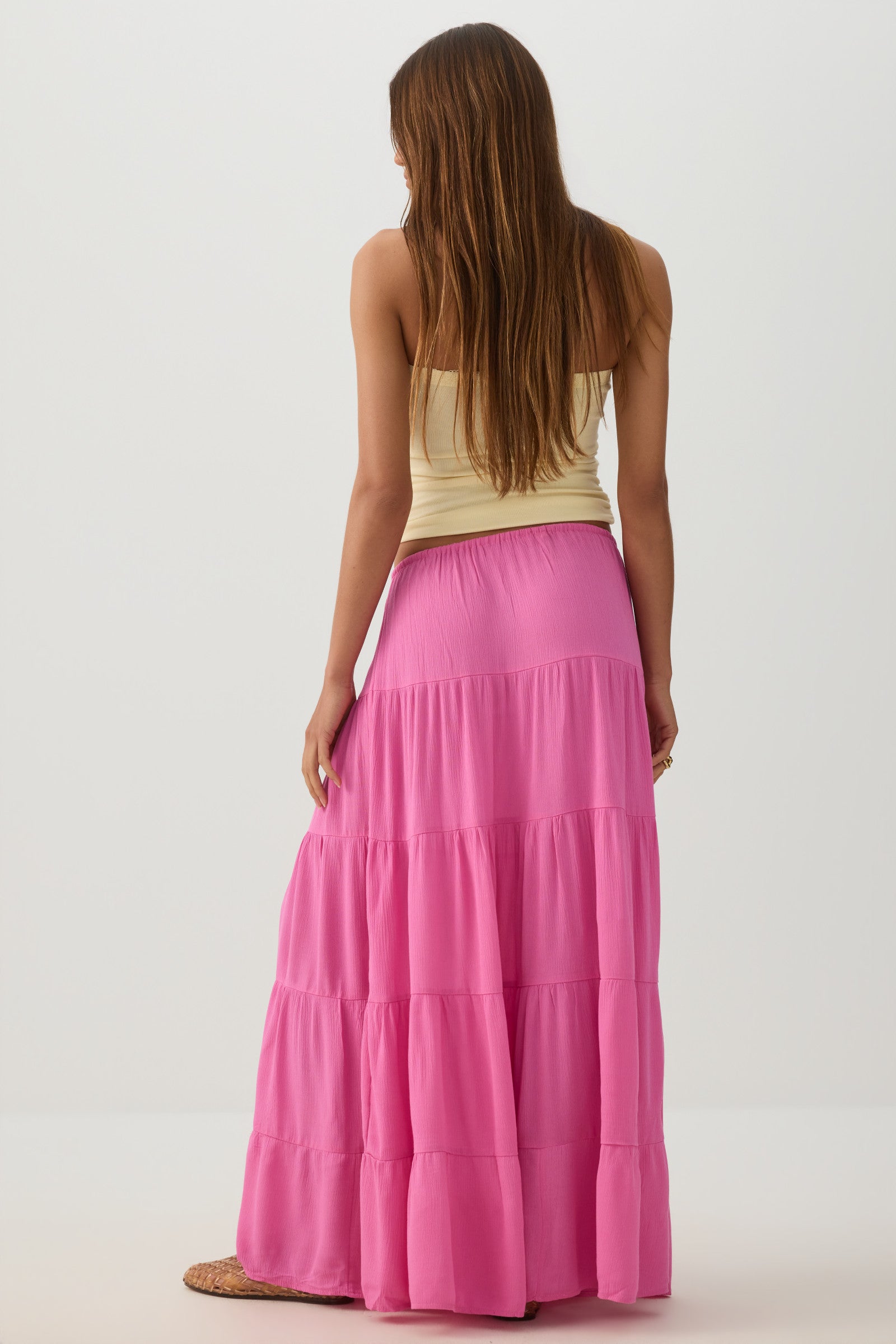 Textured Tiered Maxi Skirt – Ardene