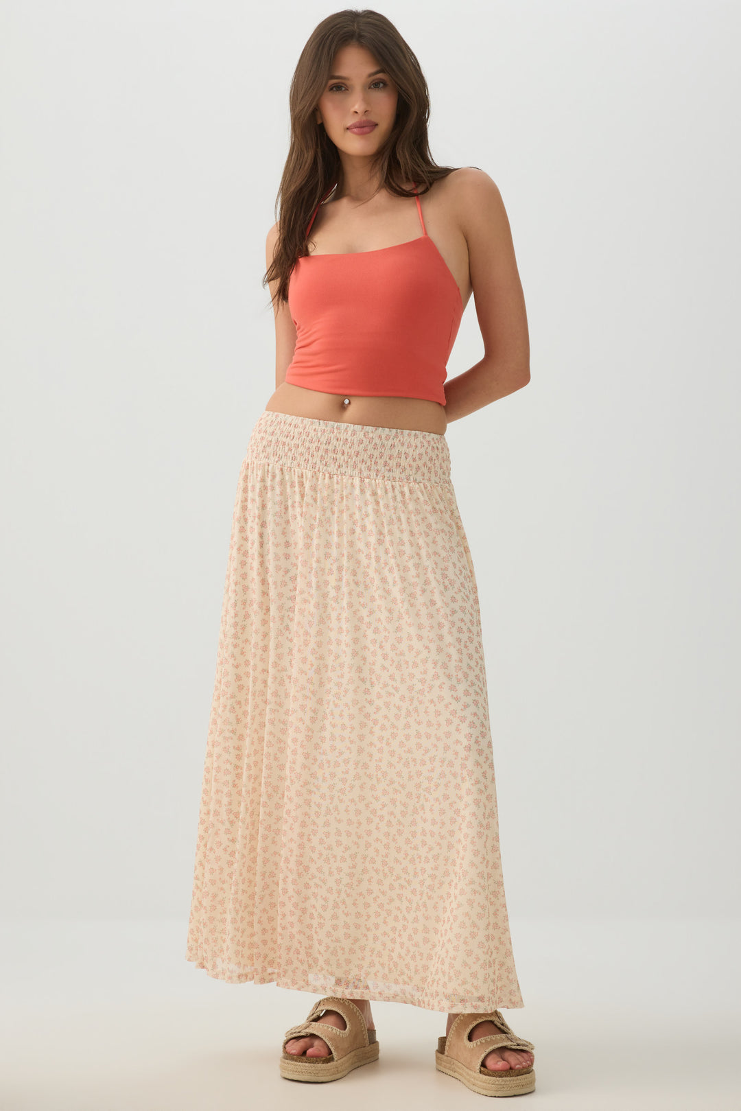 Maxi Mesh Skirt