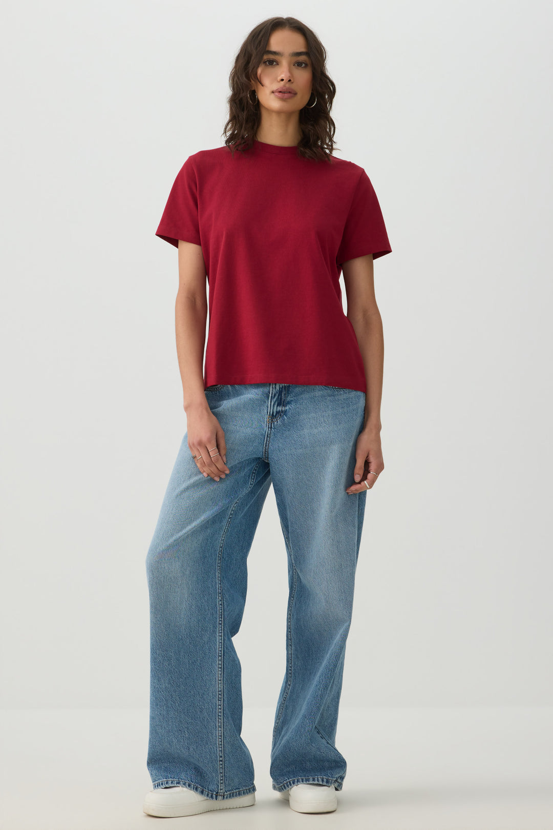 Basic Relaxed Short Sleeve T Shirt