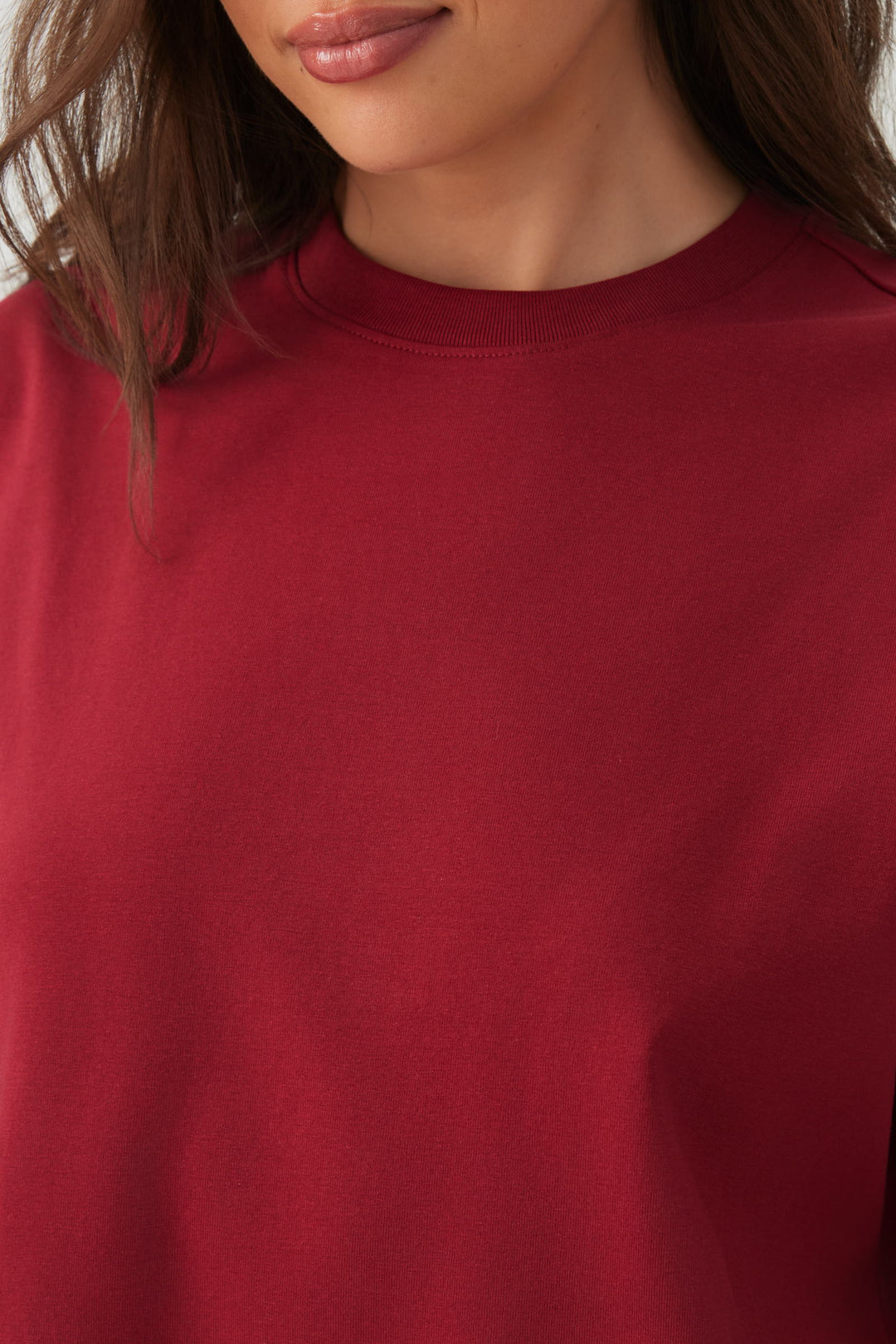 Basic Boxy Crew Neck T-shirt