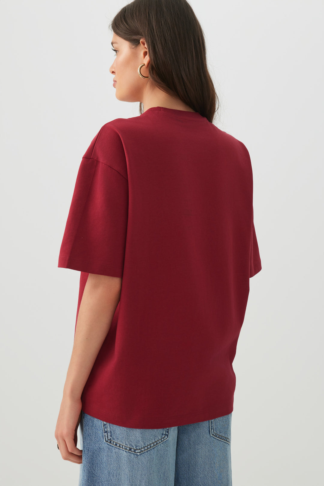 Basic Boxy Crew Neck T-shirt