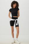 High-Waisted Biker Shorts