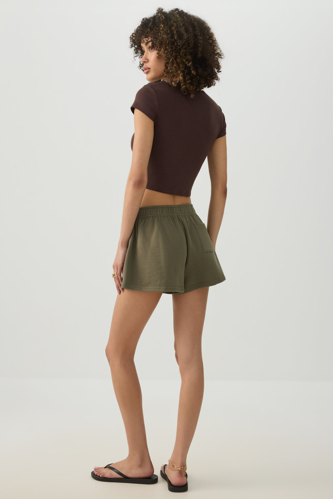 Printed Knit Shorts