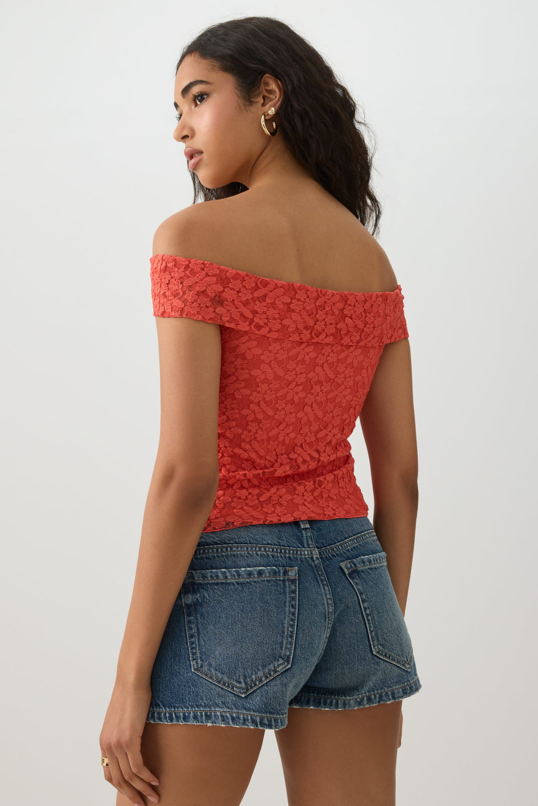 Off Shoulder Lace Top