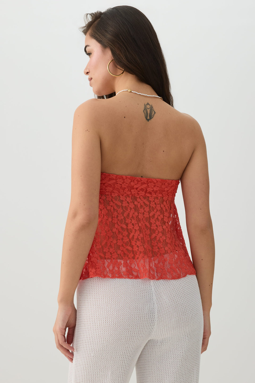 Floral Lace Tube Top