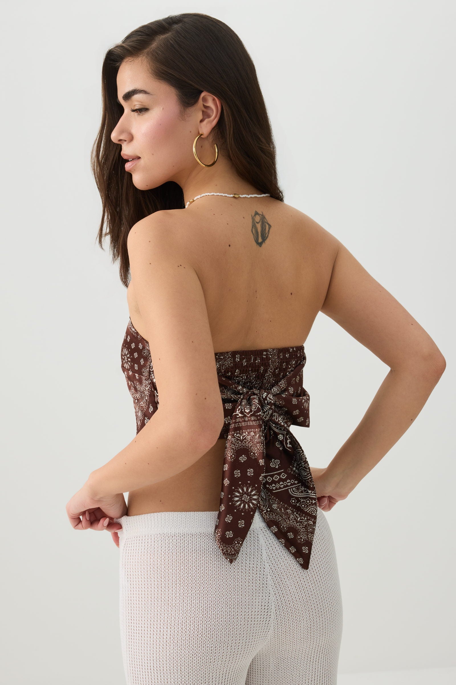 Satin Bandeau Tube Top | Ardene