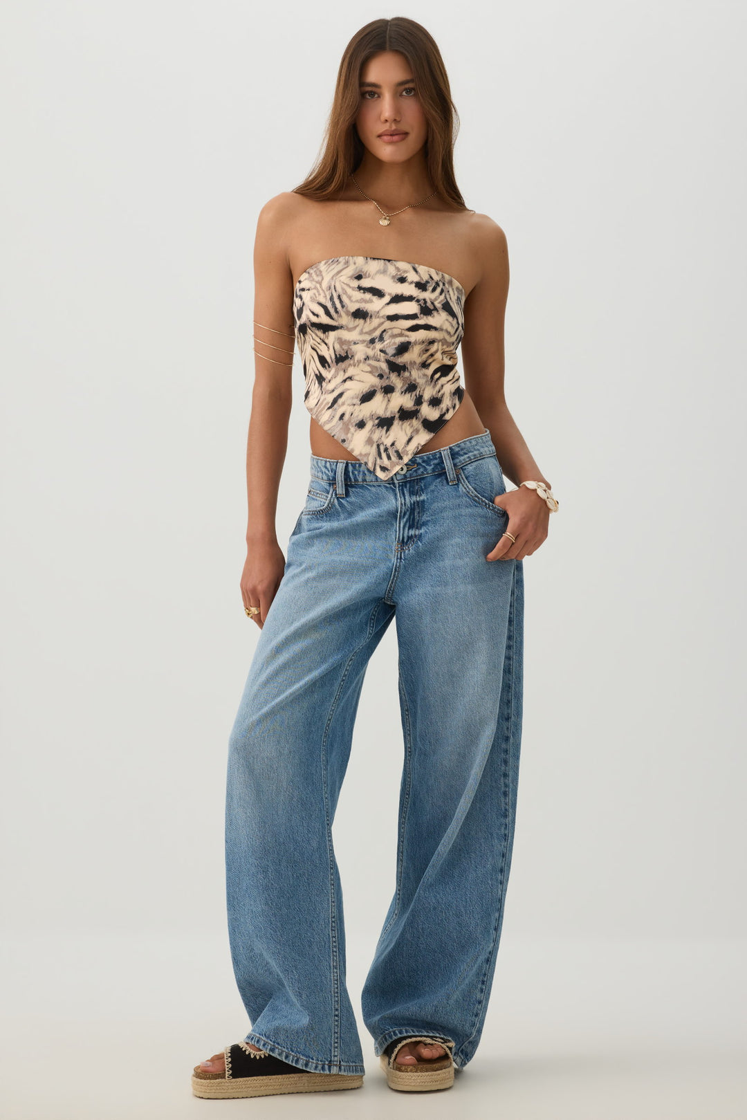 Satin Bandeau Tube Top