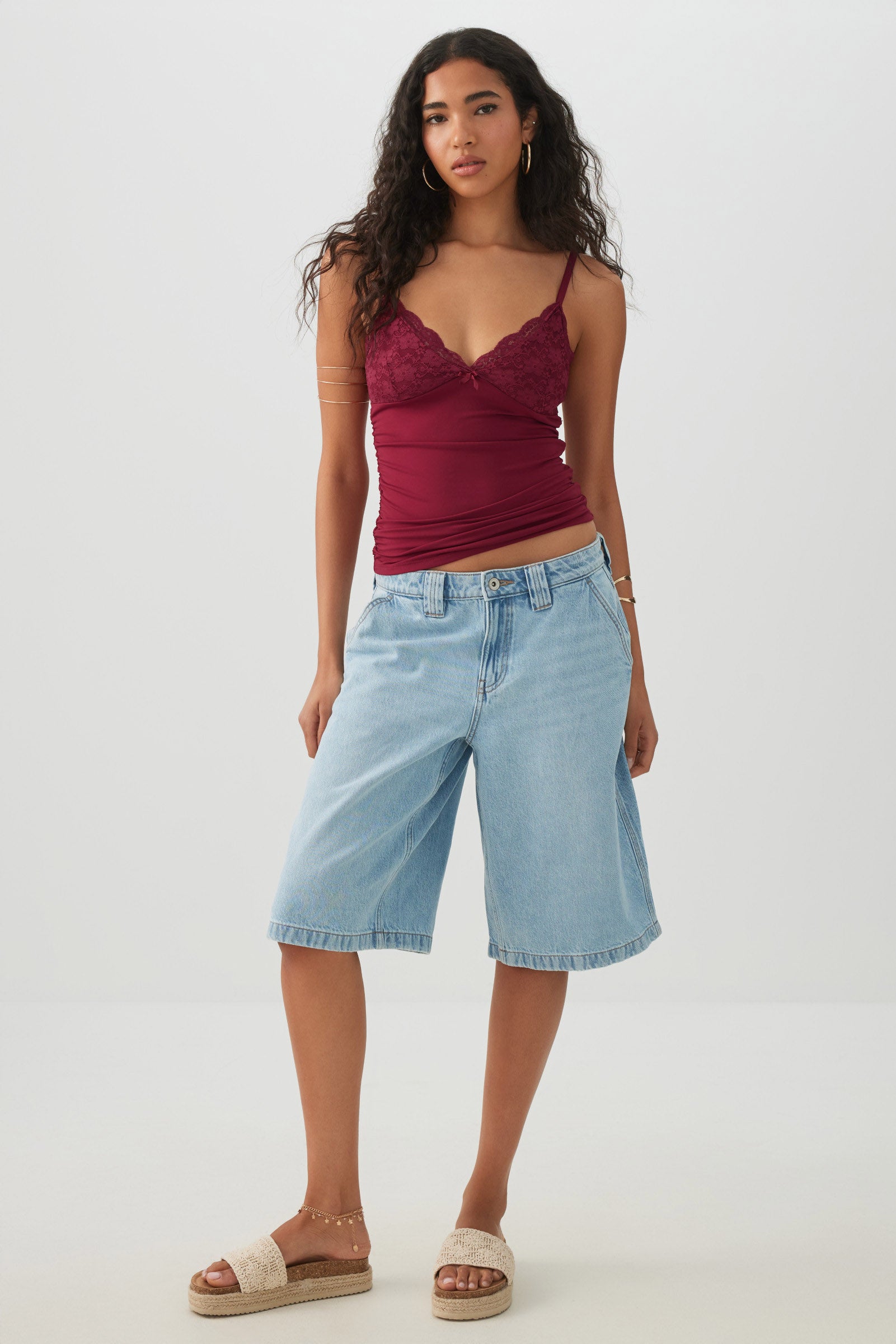 Bustier Look Lace Tank Top – Ardene